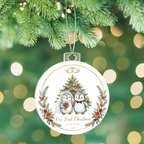 Our First Christmas as Mr & Mrs 2026 — penguin version
