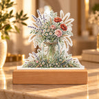 Wildflower Mason Jar — lavender, poppies, wheat and daisies in a twine-bowed jar