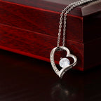 To My Forever Love Heart Necklace – Romantic Jewelry Gift for Your Partner
