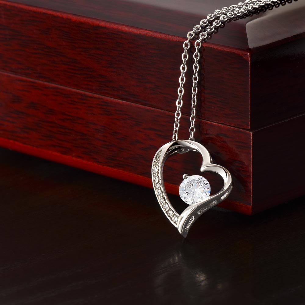 To My Forever Love Heart Necklace – Romantic Jewelry Gift for Your Partner