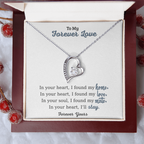 To My Forever Love Heart Necklace – Romantic Jewelry Gift for Your Partner