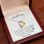 To My Forever Love Heart Necklace – Romantic Jewelry Gift for Your Partner