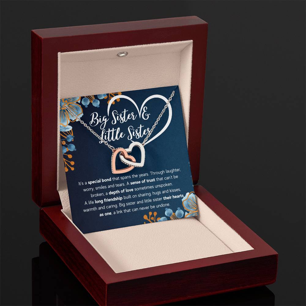 TO MY SISTER BOND INTERLOCKING NECKLACE GIFT SET
