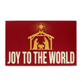 Joy to the World Door Mat - Nativity Christmas Welcome Mat