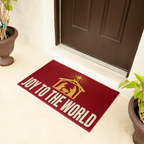 Joy to the World Door Mat - Nativity Christmas Welcome Mat