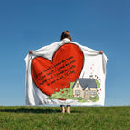 In Your Heart I Found My Home Blanket – Romantic Love Gift for Couples, Anniversary & Wedding Gift
