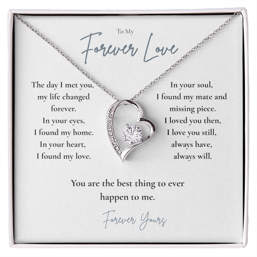 To My Forever Love Necklace