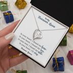 To My Forever Love Heart Necklace – Romantic Jewelry Gift for Your Partner