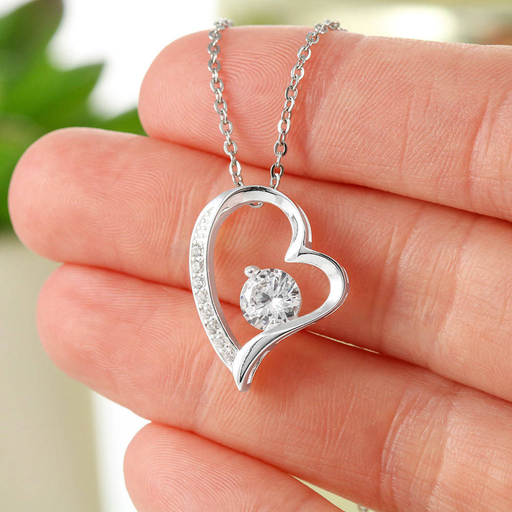To My Forever Love Heart Necklace – Romantic Jewelry Gift for Your Partner