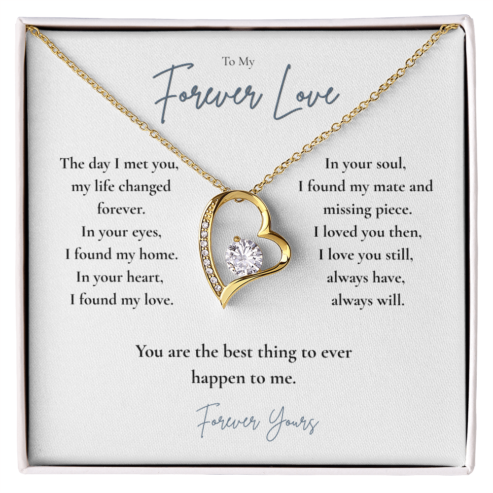 To My Forever Love Necklace
