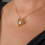 To My Forever Love Heart Necklace – Romantic Jewelry Gift for Your Partner