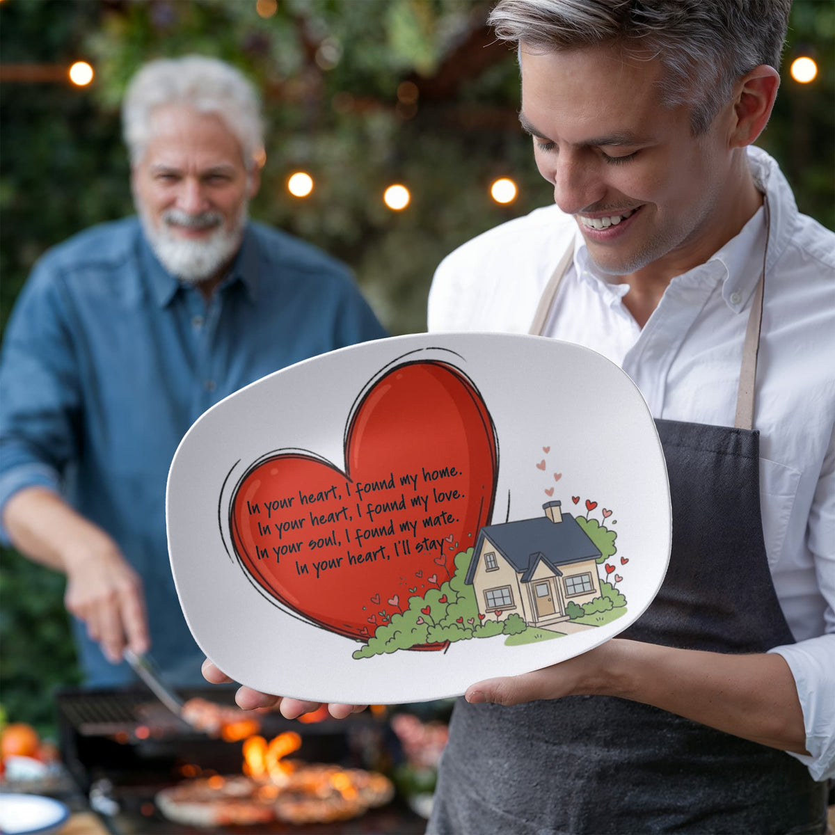 In Your Heart, I Found My Home – Heart & House Serving Platter