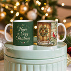 Cottage Window — Have a Cozy Christmas