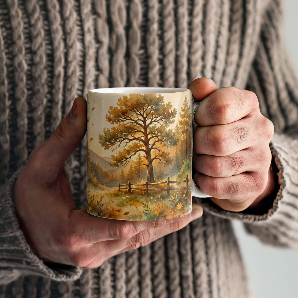 To My Grandpa Mug - 'Your Legacy Lives On in All of Us' Oak & Pines Coffee Mug