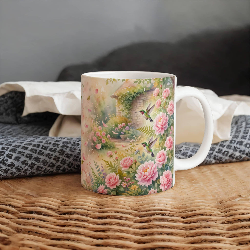 To My Mom Mug - 'Everything I Am, You Helped Me to Be' Rose Garden Coffee Mug