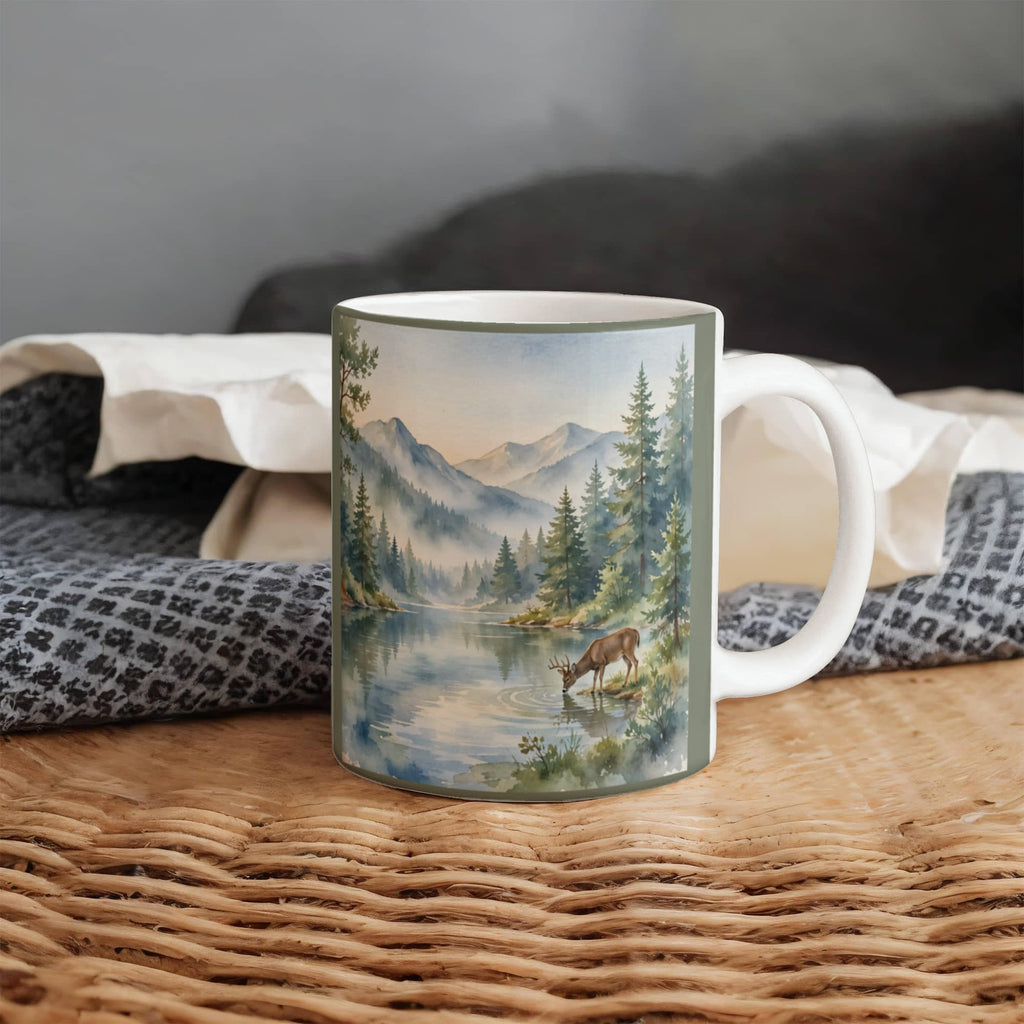 To My Husband Mug - 'My Favorite Hello' Mountain Lake Love Letter Coffee Mug