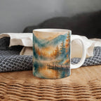 To My Dad Mug - 'Thank You for Believing in Me' Fishing Lake Coffee Mug