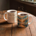 To My Dad Mug - 'Thank You for Believing in Me' Fishing Lake Coffee Mug