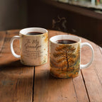 To My Grandpa Mug - 'Your Legacy Lives On in All of Us' Oak & Pines Coffee Mug