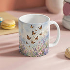 To My Daughter Mug - 'Never Forget Your Way Back Home' Butterfly Coffee Mug