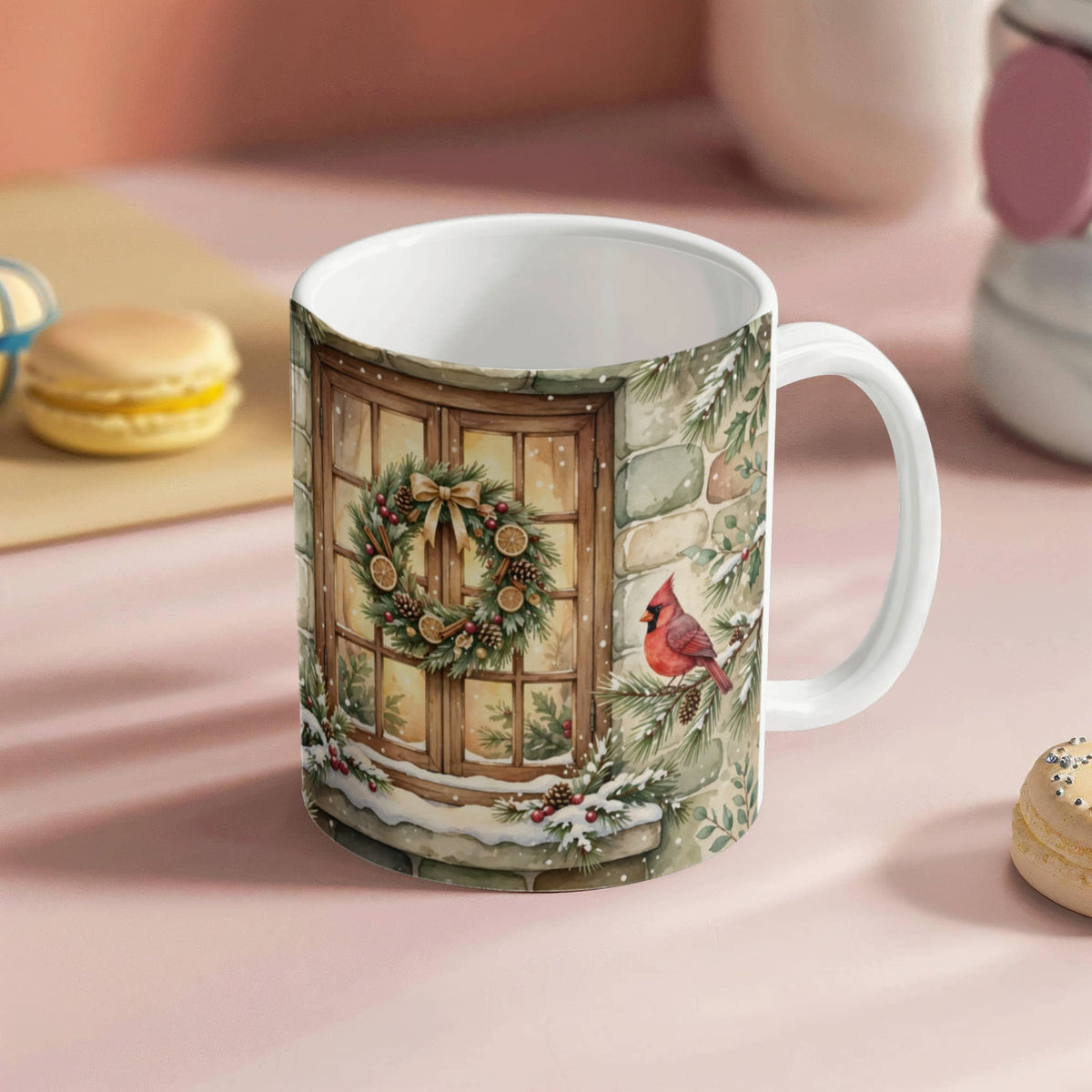 Cottage Window — Have a Cozy Christmas