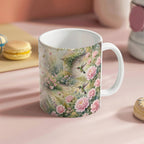 To My Mom Mug - 'Everything I Am, You Helped Me to Be' Rose Garden Coffee Mug