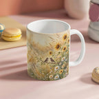 To My Sister Mug - 'A Best Friend for Life' Sunflower Meadow Coffee Mug