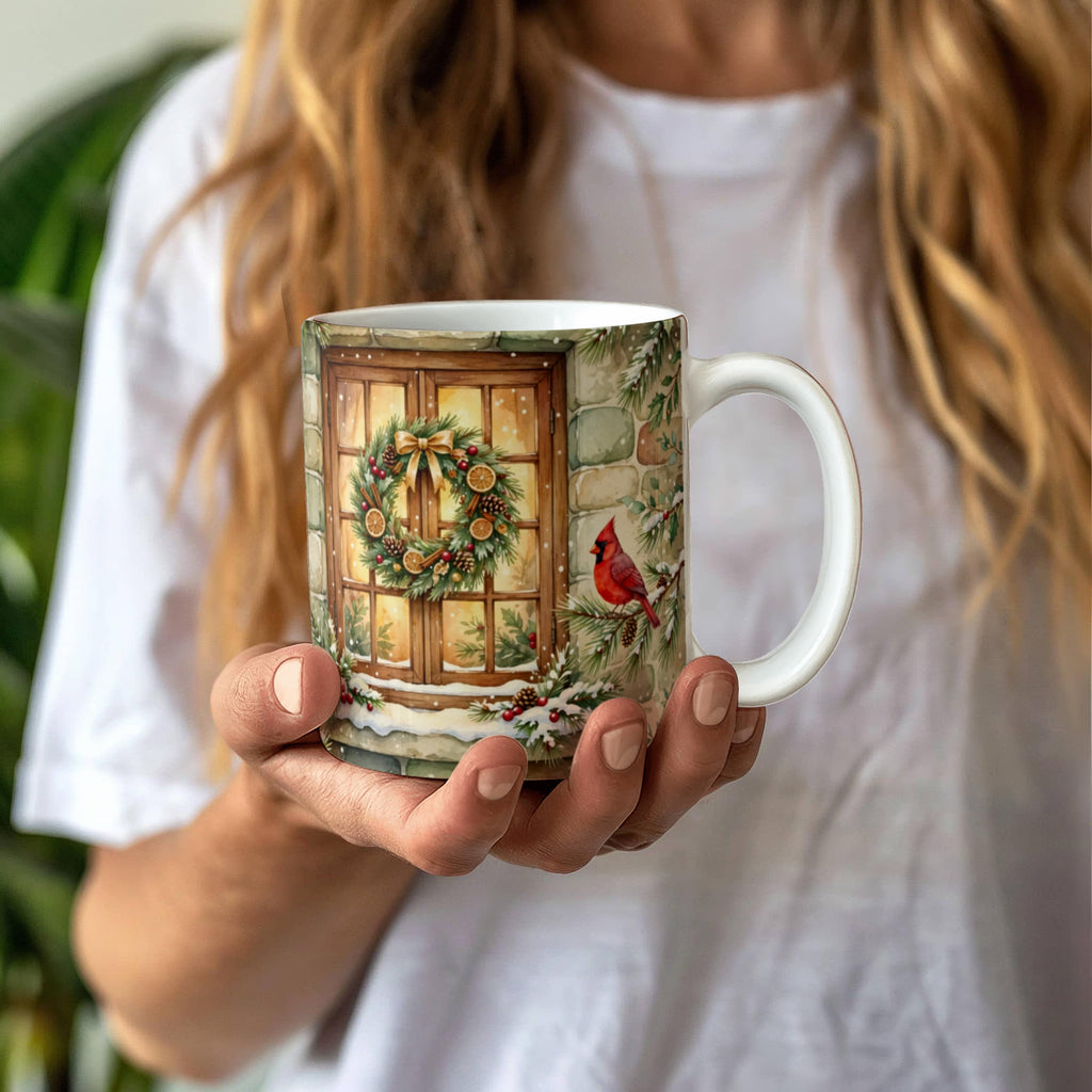Cottage Window — Have a Cozy Christmas
