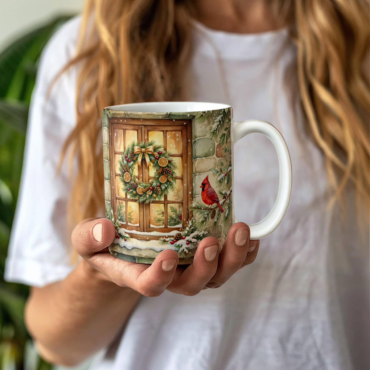 Cottage Window — Have a Cozy Christmas