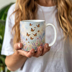 To My Daughter Mug - 'Never Forget Your Way Back Home' Butterfly Coffee Mug