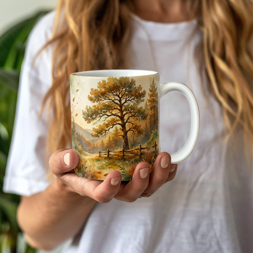 To My Grandpa Mug - 'Your Legacy Lives On in All of Us' Oak & Pines Coffee Mug