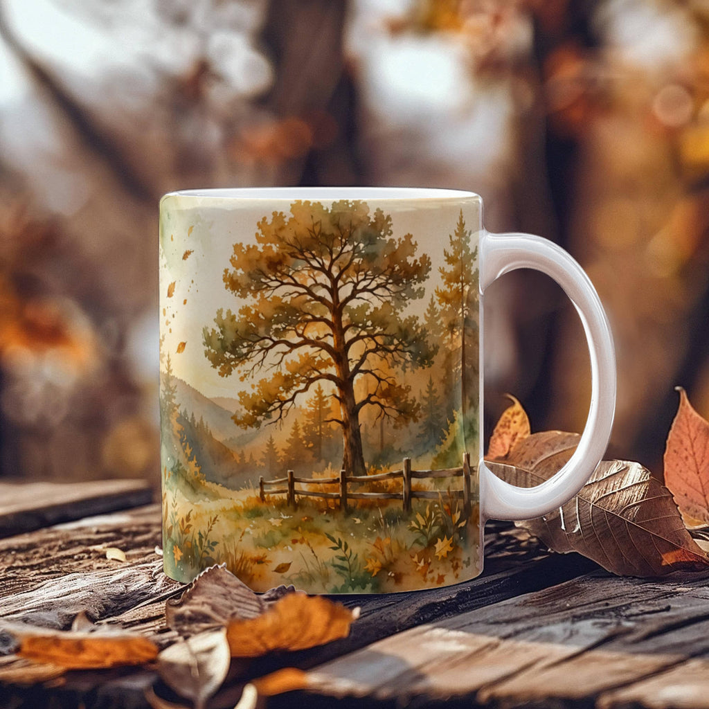 To My Grandpa Mug - 'Your Legacy Lives On in All of Us' Oak & Pines Coffee Mug