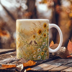 To My Sister Mug - 'A Best Friend for Life' Sunflower Meadow Coffee Mug