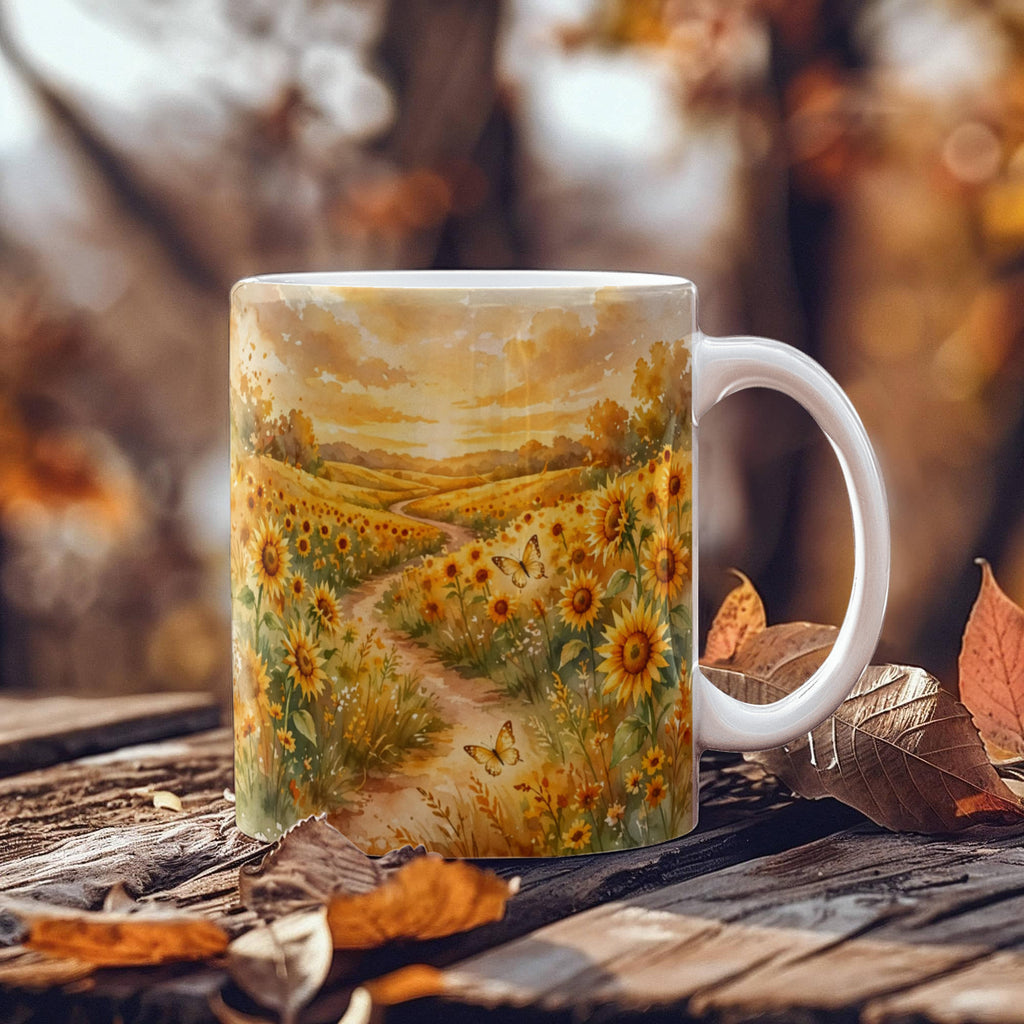 To My Best Friend Mug - 'Life Is So Much Better With You in It' Sunflower Coffee Mug