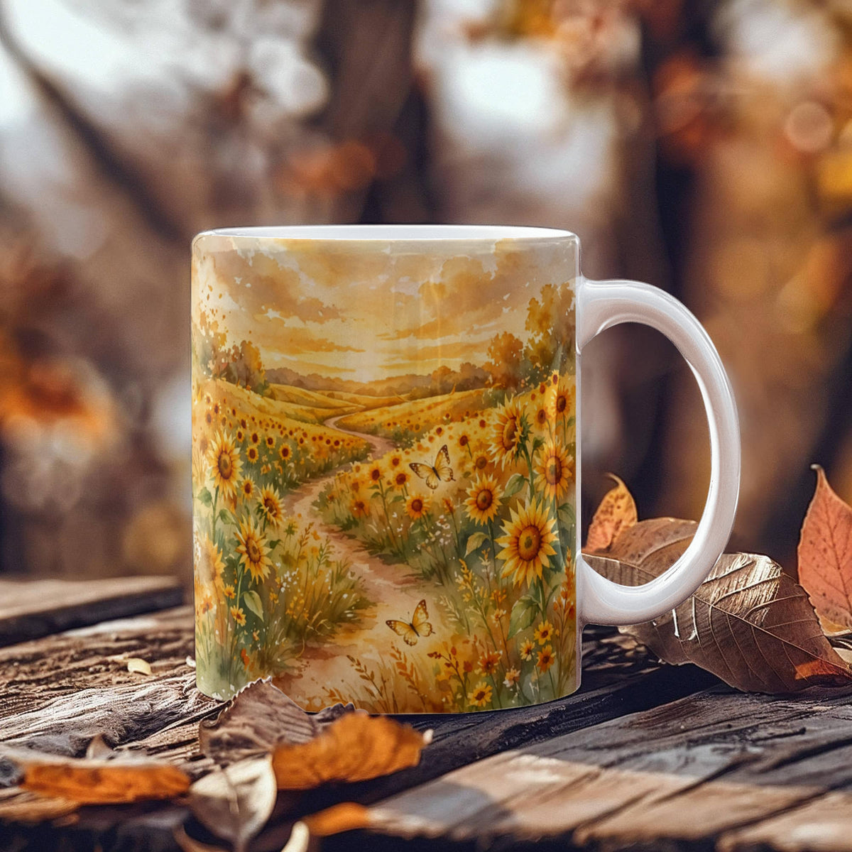 To My Best Friend Mug - 'Life Is So Much Better With You in It' Sunflower Coffee Mug