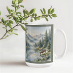 To My Husband Mug - 'My Favorite Hello' Mountain Lake Love Letter Coffee Mug