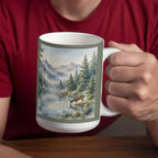 To My Husband Mug - 'My Favorite Hello' Mountain Lake Love Letter Coffee Mug