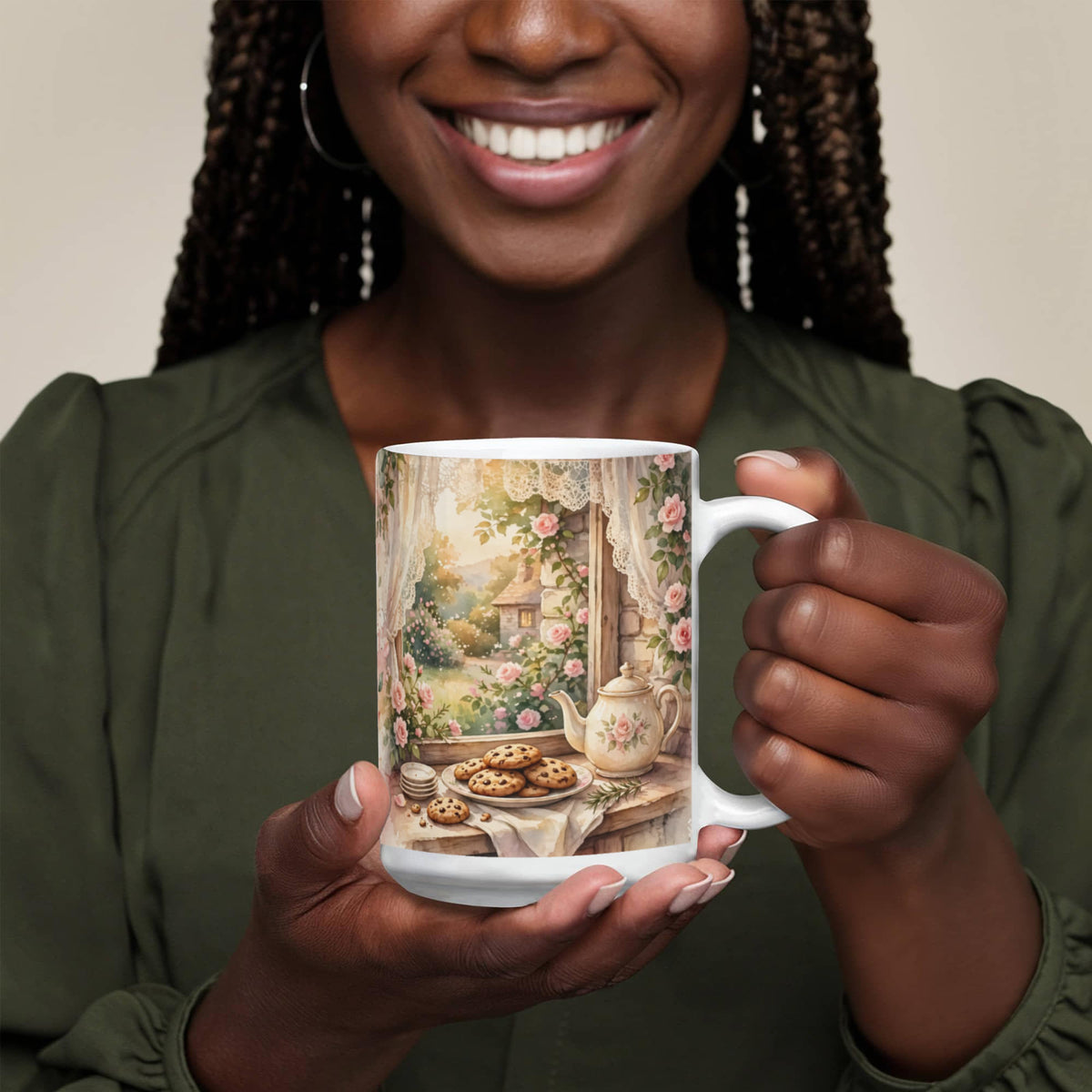 To My Grandma Mug - 'Your Warmth, Your Wisdom, and Your Cookies' Coffee Mug