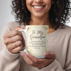 To My Grandpa Mug - 'Your Legacy Lives On in All of Us' Oak & Pines Coffee Mug