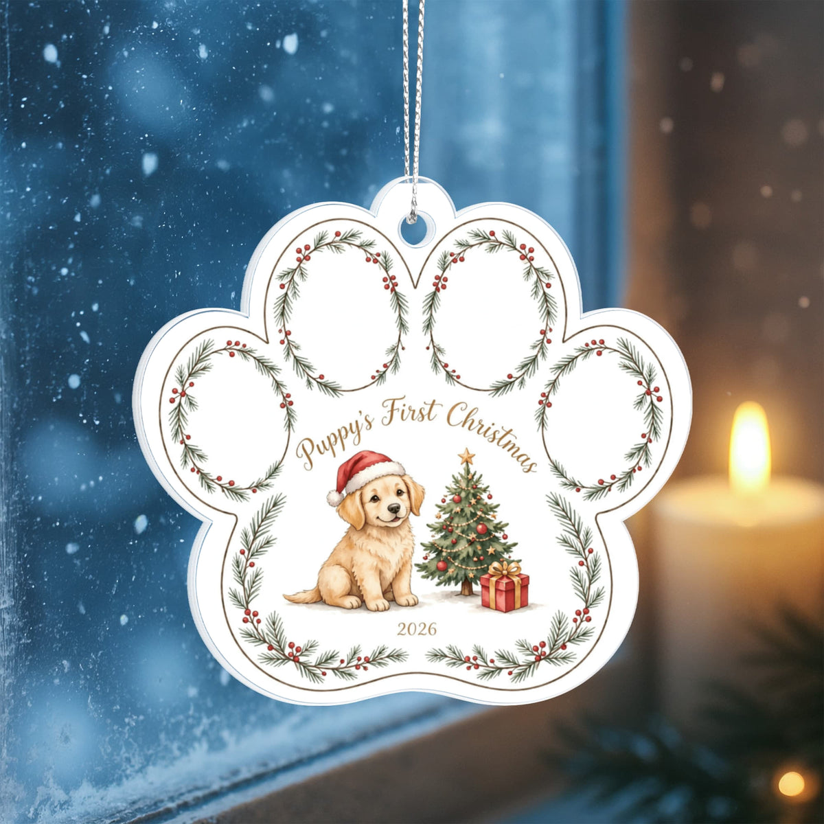 Puppy's First Christmas 2026 — paw version