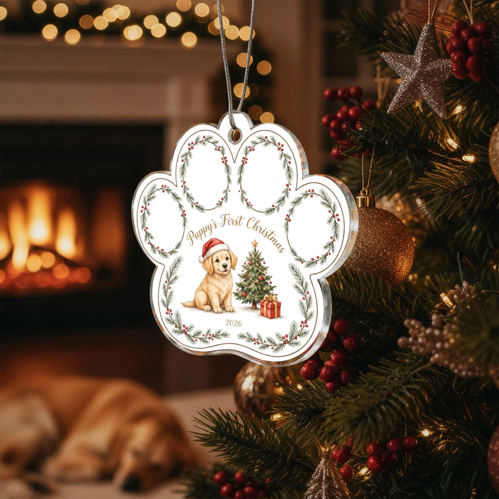 Puppy's First Christmas 2026 — paw version