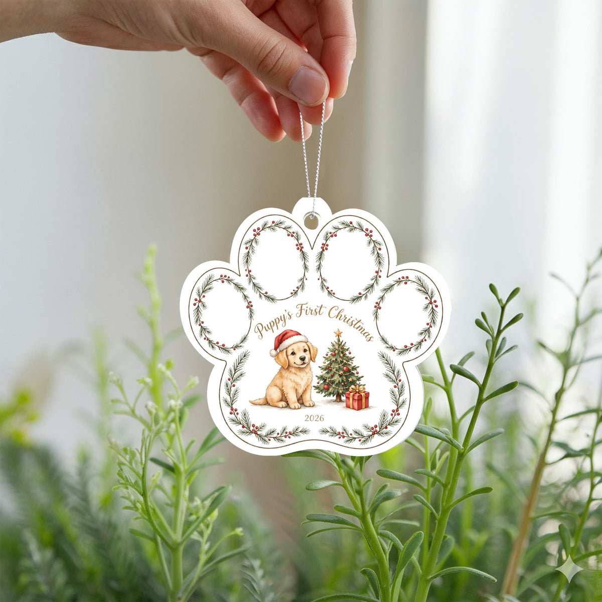 Puppy's First Christmas 2026 — paw version