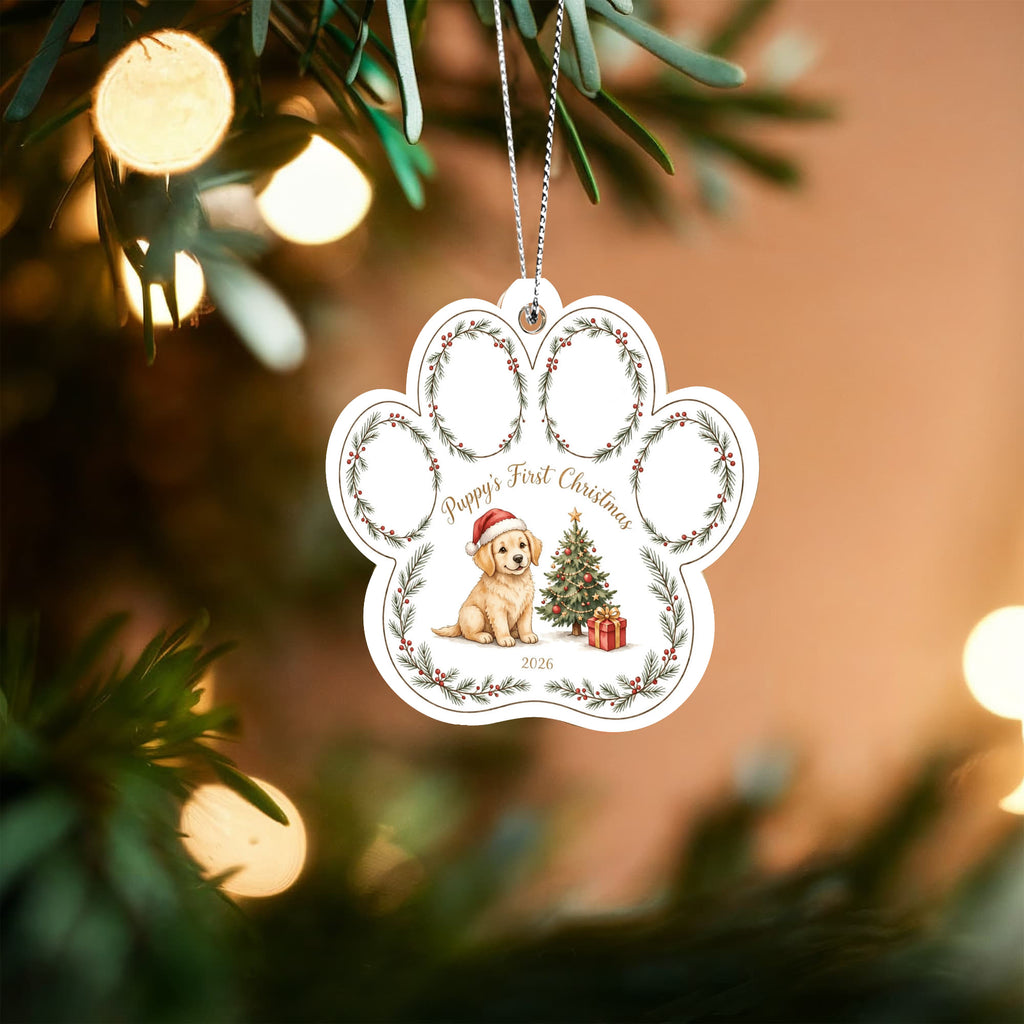 Puppy's First Christmas 2026 — paw version