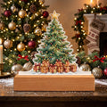 Christmas Tree LED Plaque – Custom Cut Acrylic Night Light with Ornaments & Gifts