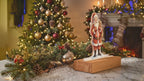 Santa Claus LED Plaque – Custom Cut Acrylic Christmas Night Light with Toy Sack